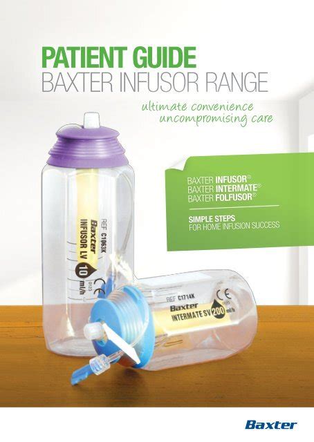 baxter infusor patient guide